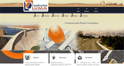 Desktop Screenshot of constructoraluma.com